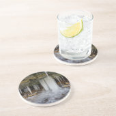 Dessous De Verre En Grès Grotte gelée (Côté)