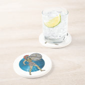 Dessous De Verre En Grès Guerrier grec (Côté)