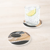 DESSOUS DE VERRE EN GRÈS GUITARE 1 (Côté)