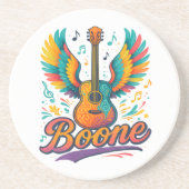Dessous De Verre En Grès Guitare Boone (Devant)