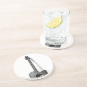 Dessous De Verre En Grès Guitare classique (Côté)