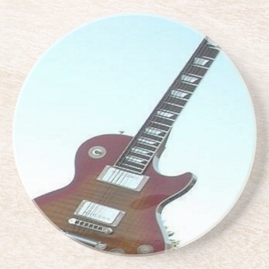 Dessous De Verre En Grès Guitare électrique (Devant)