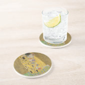 Dessous De Verre En Grès Gustav Klimt "Le Baiser" (Côté)