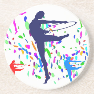DESSOUS DE VERRE EN GRÈS GYMNASTIQUE ARTISTIQUE