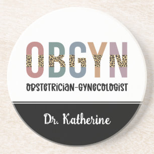 Dessous De Verre En Grès Gynécologue obstétricien personnalisé