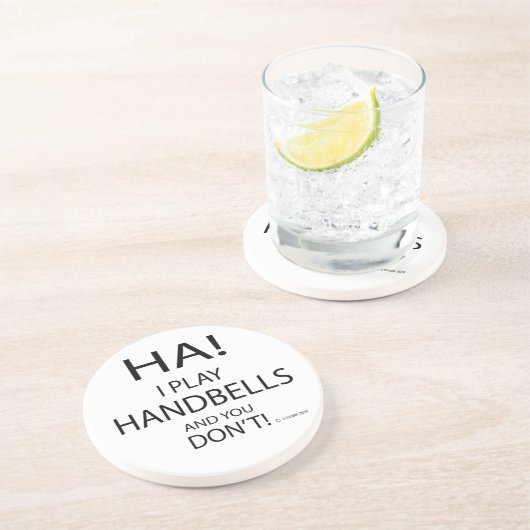 Dessous De Verre En Grès Ha Handbells (Côté)