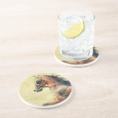 Dessous De Verre En Grès Hackney Pony (Côté)