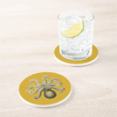 Dessous De Verre En Grès Haeckel Octopus (Côté)