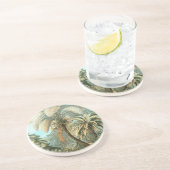 Dessous De Verre En Grès Haeckel Palm Trees (Côté)