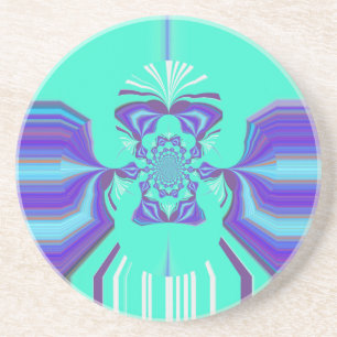 Dessous De Verre En Grès Hakuna Matata Assemblage Violet