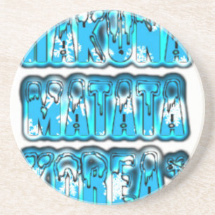 Dessous De Verre En Grès Hakuna Matata Corée du Sud Art Imprimer/Graphique