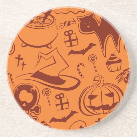 Dessous De Verre En Grès Halloween (Devant)
