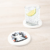 Dessous De Verre En Grès Halloween Night Prowl (Côté)