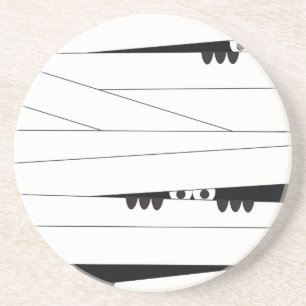 Dessous De Verre En Grès Halloween Peeking maman