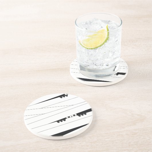 Dessous De Verre En Grès Halloween Peeking maman (Côté)