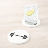 Dessous De Verre En Grès Haltères (Côté)