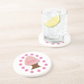 Dessous De Verre En Grès Hanami Cerisier japonais (Côté)