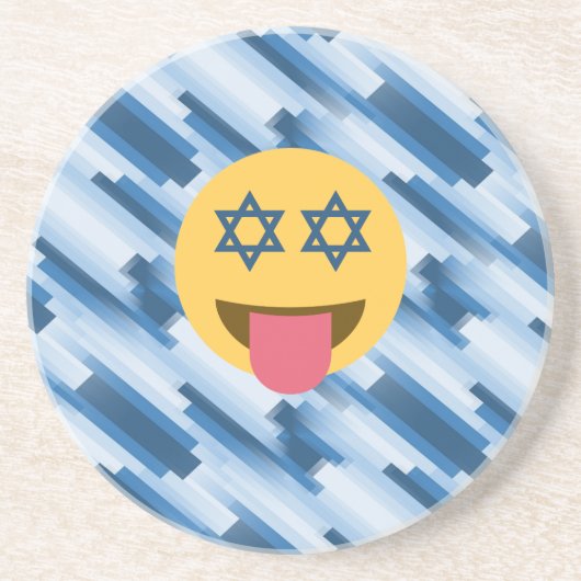 Dessous De Verre En Grès hanoukka chanukkah emoji (Devant)