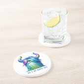 Dessous De Verre En Grès Hans - Le Grognon aux Grands Yeux (Côté)