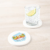 Dessous De Verre En Grès Hansa Puttuwa – Deux cygnes entrelacés (Côté)