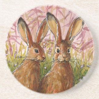 Dessous De Verre En Grès Happy Bunnies design by Schukina A072
