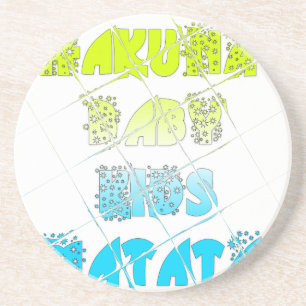 Dessous De Verre En Grès Happy Colors Hakuna Matata Hakunamatata