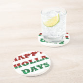 Dessous De Verre En Grès happy holla days (Côté)