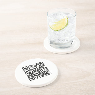 Dessous De Verre En Grès Happy New Year! -- QR Code