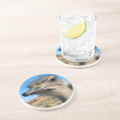 Dessous De Verre En Grès Harry l'Autruche Heureuse (Côté)