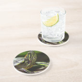 Dessous De Verre En Grès Haut étroit de tortue (Côté)