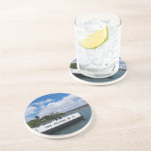 Dessous De Verre En Grès Hawaii Series - USS Arizona Memorial Dessous de ve (Côté)