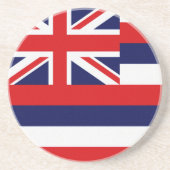 Dessous De Verre En Grès Hawaii State Flag (Devant)