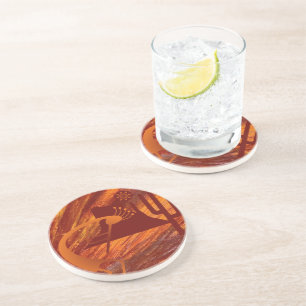 Dessous De Verre En Grès Heat de Kokopelli