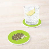 Dessous De Verre En Grès Hérisson mignon (Côté)