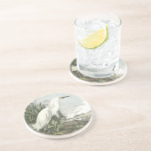 Dessous De Verre En Grès Héron de Milou, John Audubon (Côté)