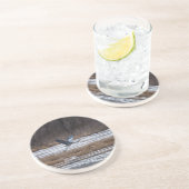 Dessous De Verre En Grès Héron décollage (Côté)