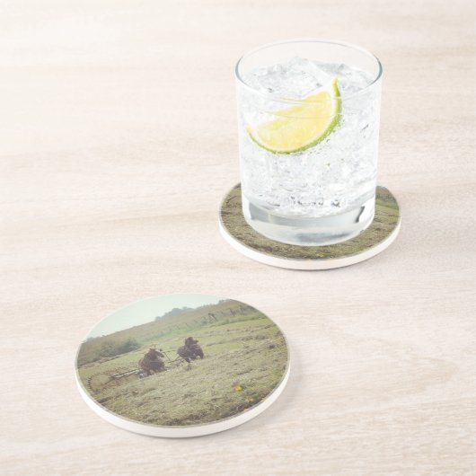 Dessous De Verre En Grès Heure de péage (Côté)