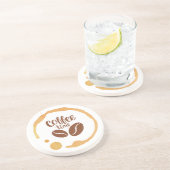 Dessous De Verre En Grès Heure du café (Côté)