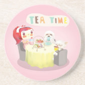 Dessous De Verre En Grès Heure du thé (Devant)
