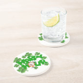 Dessous De Verre En Grès Heure heureuse (Côté)