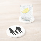 DESSOUS DE VERRE EN GRÈS HEUREUSE FAMILLE (Côté)