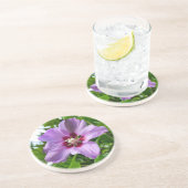 Dessous De Verre En Grès Hibiscus (Côté)