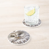 DESSOUS DE VERRE EN GRÈS HIBOU (Côté)