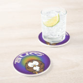 Dessous De Verre En Grès hibou du yoga (Côté)