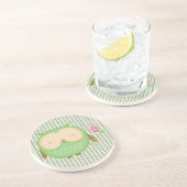 Dessous De Verre En Grès Hibou sage (Côté)
