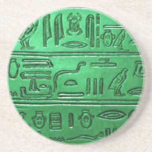 Dessous De Verre En Grès Hiéroglyphes 2014-1024