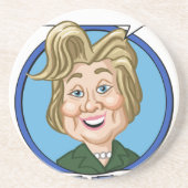Dessous De Verre En Grès Hilary Clinton Election 2016 (Devant)