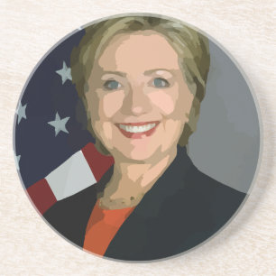 Dessous De Verre En Grès hillary clinton