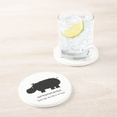 Dessous De Verre En Grès Hippopotame カ バ (Côté)