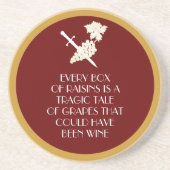 Dessous De Verre En Grès Histoire tragique (Devant)